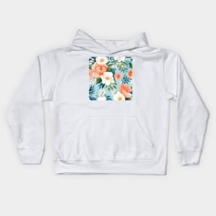 Wedding Flowers Pattern 18 Kids Hoodie